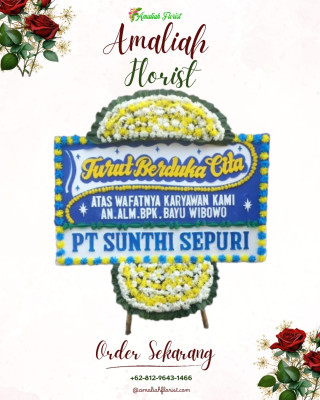 Papan Bunga Duka di Cibaduyut Wetan