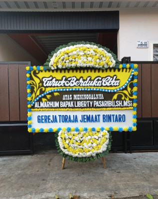 Papan Bunga Duka di Cibaduyut Wetan