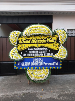 Papan Bunga Duka di Cibaduyut Wetan