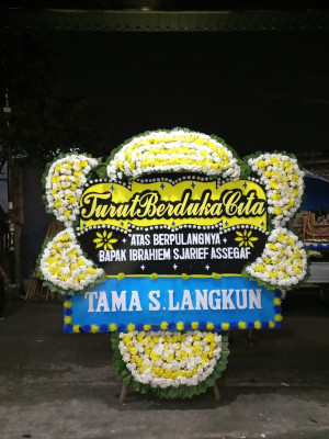 Papan Bunga Duka di Cibaduyut Wetan