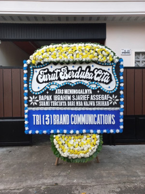 Papan Bunga Duka di Cibaduyut Wetan